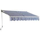 848837022389 Bestmassage Patio Manual Retractable Sun Shade Awning Door