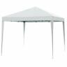 854993008396 Impact Canopy Tent Gazebo With Dressed Legs White