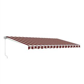 Aw8x6.5mstre19 8x6.5 Feet Patio Retractable Awning Canopy Deck Floor Outdoor Yard Shade Shelter
