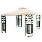 9eefd039 Apontus Replacement Gazebo Canopy Beige Top Cover Patio 4894660520901