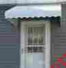 Aa583615wh Awning Hut By Eap White 58 W X 36 P 15 D Aluminum Door Canopy