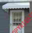 Aa584615wh Awning Hut By Eap White 58 W X 46 P 15 D Aluminum Door Canopy