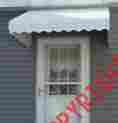 Aa604620wh Awning Hut By Eap White 60 W X 46 P 20 D Aluminum Door Canopy