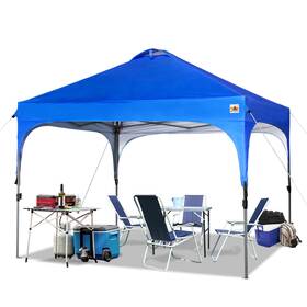 Abccanopy 313028583586 10ft X Blue Outdoor Pop Up Canopy Tent Camping Sun Shelter-series