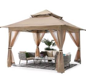 Abccanopy 313107829857 Pop Up Gazebo 13x13 - Outdoor Canopy Tent With Mosquito Netting For Patio Garden