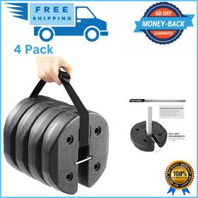 Abccanopy 445023189197 Easy Canopy Weights With Lock Design For Wind Resistance No Sliding
