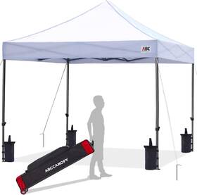 Abccanopy 445046892883 Patio Pop Up Canopy Tent 10x10 Commercial-series White