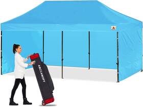 Abccanopy 619548129991 Hd Easy Pop Up Canopy Tent Sidewalls 10x20 Sky Blue