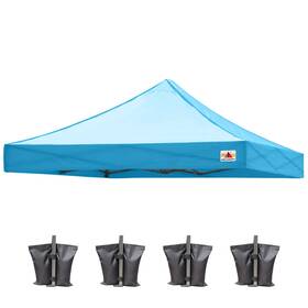 Abccanopy 619548602166 Replacement Canopy Top For Pop Up Tent 10x10 Sky Blue