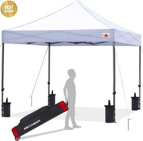 Abccanopy 726084500235 10x10 Patio Pop Up Canopy Tent Commercial White Outdoor Waterproof Shelter