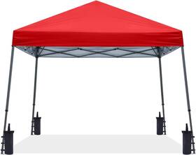 Abccanopy 840109903648 Stable Pop Up Outdoor Canopy Tent 10 X Ft Easy Setup Red