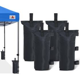 Abccanopy 840109906489 150 Lbs Extra Large Canopy Sand Bags 4-pack Black Without