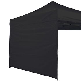 Abcsunwall01 Abccanopy Instant Canopy Sun Wall 10x10 Ft 1 Pack Sidewall Only Black
