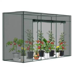 Aboron 744759243652 Green Plant Protection Tent 10 Ft. L X 3 W 6 H Crop Cages For Garden P