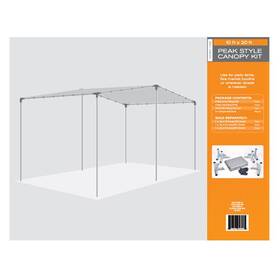 Drg60324 Ace Trading - Tr Hand Tools Canopy Tarp Kit 10ft X 20ft Ft Peak-style Heavy-duty Polyethylene A H C