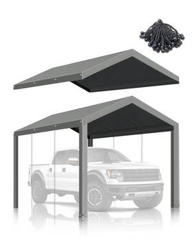 Ac-cp01 Acepic 10x20 Carport Replacement Top Garage Tent Shelter Tarp Heavy-duty Waterproof