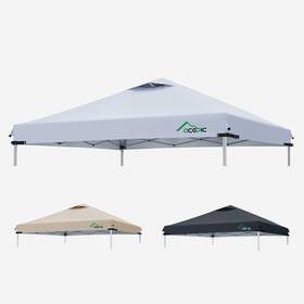 Ac-ct-10x10 Acepic 10 X Adjustable Canopy Replacement Top Waterproof Uv Protection Outdoor Roof