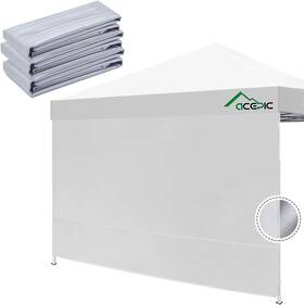 Ap-01 Acepic Instant Canopy Tent Sidewalls With Silver Coating For 10x10 300d