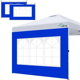 Window-all001 Acepic 2pcs Instant Canopy Tent Sidewalls For 10x10 Pop-up Garden Gazebo 21