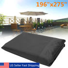 Acm833430 Unbranded Waterproof Sun Shade Sail Rectangle Outdoor Patio Canopy Uv
