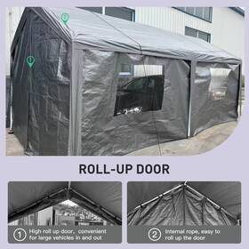 Advance Outdoor 170213865502 Carport 10 20 Heavy Duty Portable Garage Tent For Storage Shelt