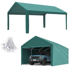 Advance Outdoor 3003c-g 10x20 Ft Carport Replacement Top Canopy Cover With Leg Cloth Heavy-duty Wate