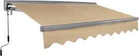 Ma1008-a013h Advaning Classic 10ftx8ft Manual Retractable Awning Acrylic Uv Sun Shade Canopy