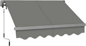 Ma1210-a118ng Advaning Sg 12ftx10ft Manual Retractable Awning Fully Assembled