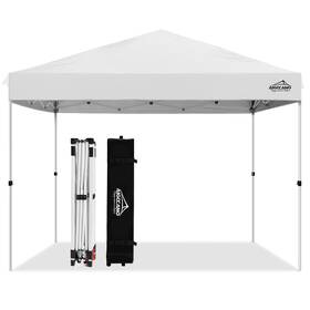 Aigocano 772168881912 Pop Up Canopy Tent 10x10 Instant Outdoor For Parties With Wheeled Bag