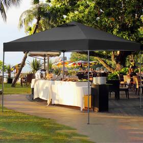 Ob-gz043bk Ainfox 10 X Ft Pop Up Canopy Tent Instant Outdoor Canopies Shade Tents With C