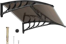 Al-yp-0338 313095881844 Outvita Window Awnings For Doors Canopy 40ftftx40ftft Polycarbonate Cover Front Doo