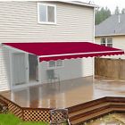 Alek1017 Aleko Retractable Rectangular Patio