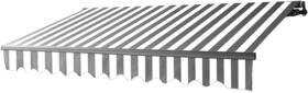 Aleko 703980254097 13x10 Ft Manual Retractable Patio Awning Uv-protected Sunshade Canopy W