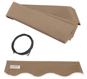 1453p Aleko 744760011059 Patio Awning Fabric 12x10 Canopy Cover Sun Shade Deck Sand 31