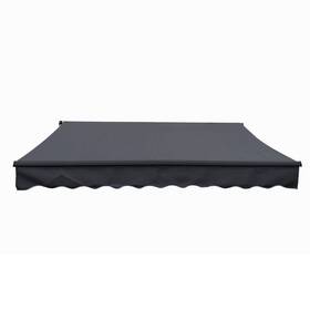 Abm20x10bk81-unb Aleko Abm20x10bk81 20 X 10 Ft Black Frame Retractable Home Patio- Only