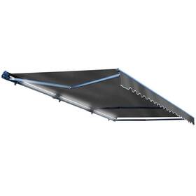 Awcl16x10gy80-hd Aleko Patio Awning 16ftx10ft Half Cassette Motorized Retractable Led Backlit Gray