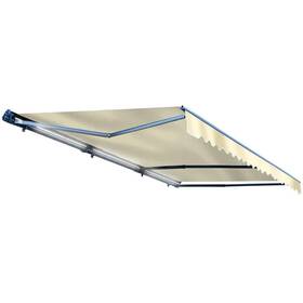 Awcl16x10ivor29-hd Aleko 16 Ft. X 10 Ivory Semi Cassette Motorized Retractable Led Luxury Patio