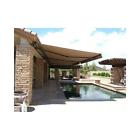 Aleko Retractable 10 X 8 3m 2.5m Solid Sand Color Patio Awning 091037442482