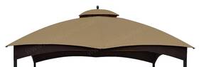 Tpgaz17-002c Alisun 606989963161 Replacement Canopy Top For Lowes 10ft X 12ft Gazebo #tpgaz17-002c Golden Brow