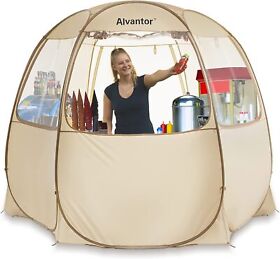 9018 Alvantor 10x10 Canopy Tent Pop Up Portable Vendror Booth Winter Events