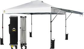 B0ddl4l6lz Am 10x10 Pop Up Canopy Tent Instant Commercial With Extend Awning Patended