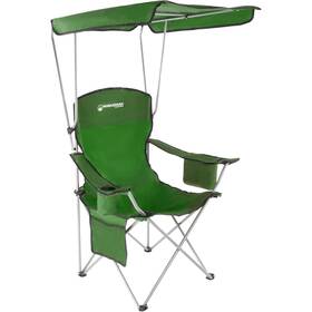 696593jey Amazon Wakeman Camp Chair With Canopy Spf 50 Green 300 Lb Capacity Carry Bag