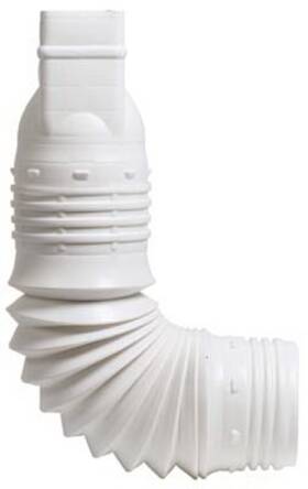 Adp53229hp Amerimax Flex-a-spout Down Spout Adaptor White 2 X 3- Inch -