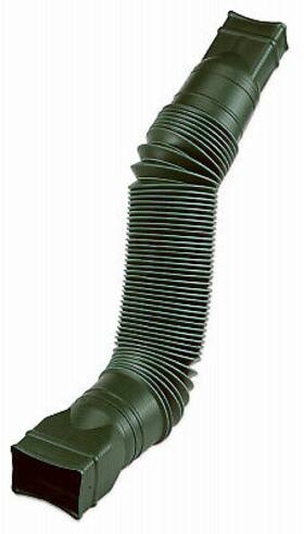 85011 Amerimax Home Products Downspout Extension Flexible Green Poly Extends 24 55- Inch