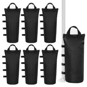 Amima 717021014793 6 Pack Canopy Weight Sand Bags Black 168 Lbs Large Support Frame Fixed