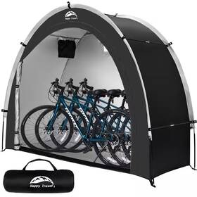 Angel Sar 445004862866 6.88 Ft. W X 2.6 D Outdoor Portable Plastic Bike Storage Shed Tent Coverage