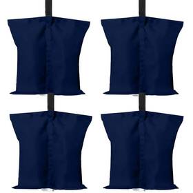 Lotd3668 Angel Sar Canopies Accessory Kit Weight Bag Set Polyester Fabric Blue 4-pack