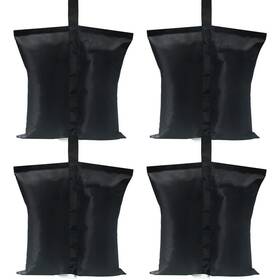 Pgud6713 Angel Sar Canopies Weights Gazebo Tent Sand Bags Accessory Kit In Black 4-pack