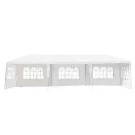 Angeles Home 711181020274 10 Ft. X 30 White Canopy Tent With 5 Removable Sidewalls For Party Wedding