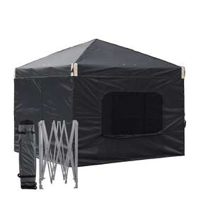 800-152-bk-c Aoodor Canopy Tent With Removable Sidewall Roller Bag 10-ft X Pop-up Black